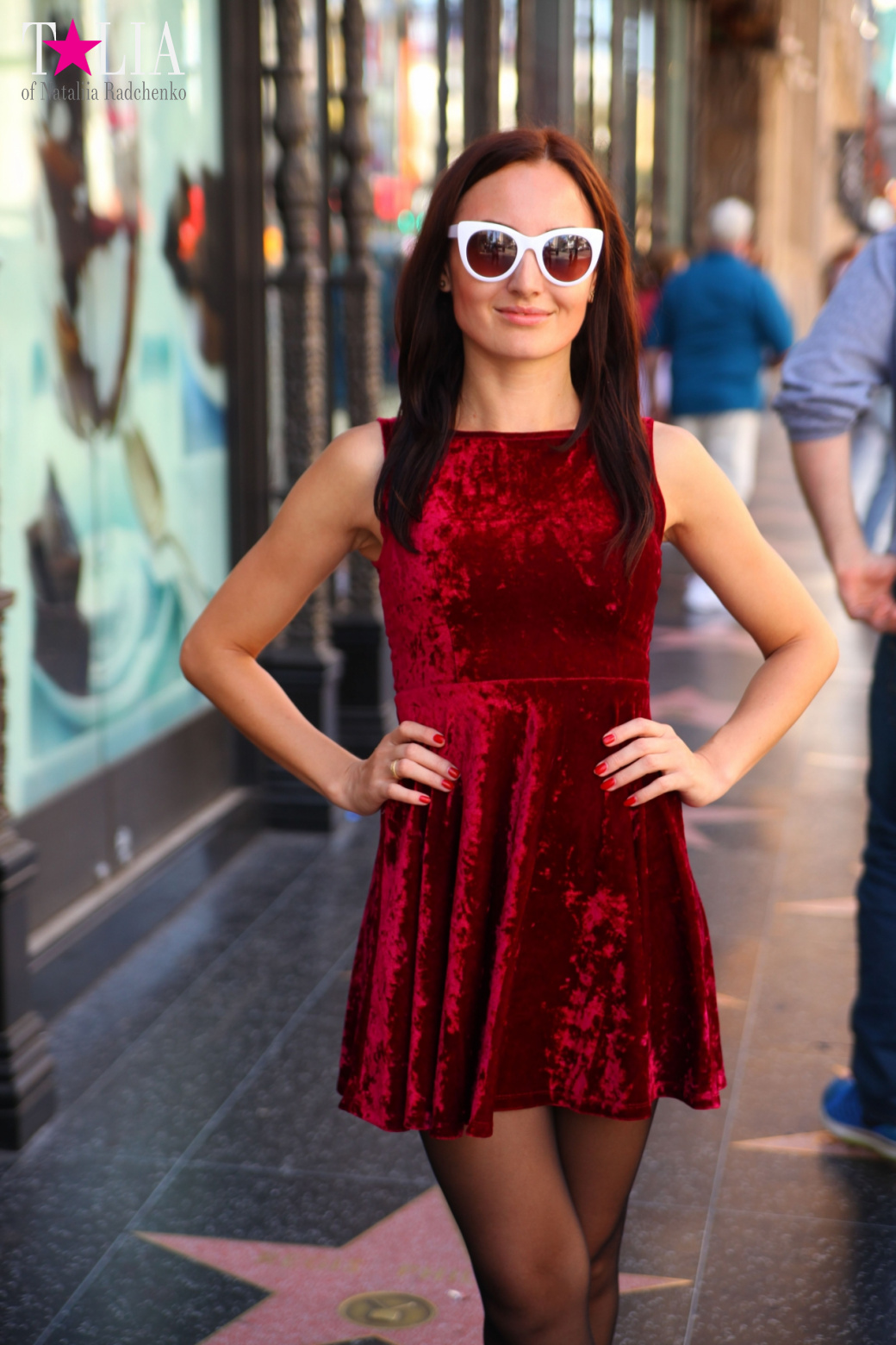 Hollywood Walk of Fame + "Four Ladies of Hollywood"